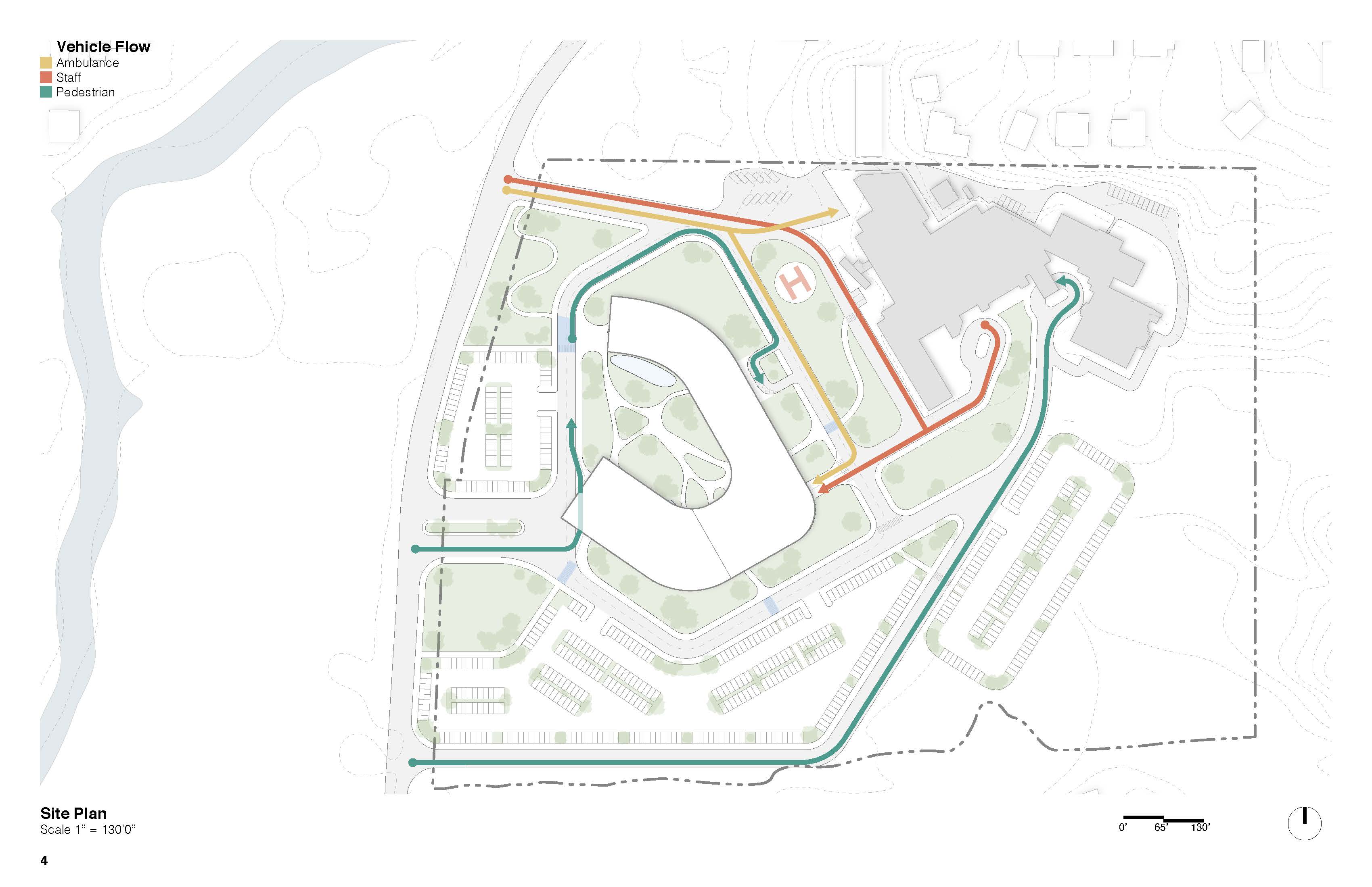 Roofscape with gardens and outdoor kitchens